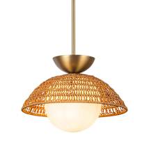 Brushed Gold / Opal Glass
