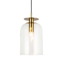 Brushed Gold / Clear Glass