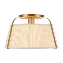 Brushed Gold / White Linen