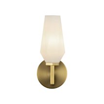 Brushed Gold / Opal Glass