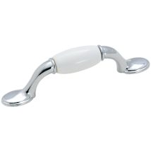 White / Polished Chrome