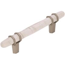 Marble White / Satin Nickel