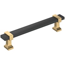 Brushed Matte Black / Champagne Bronze