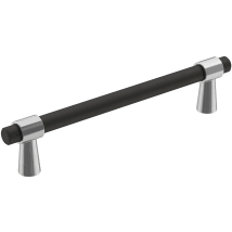 Matte Black / Polished Chrome