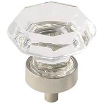 Clear Glass / Polished Nickel
