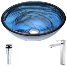 Sapphire Wisp / Brushed Nickel