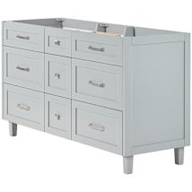 Grey / Brushed Nickel Hardware
