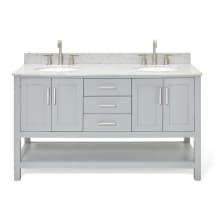 Grey / Carrara White Top