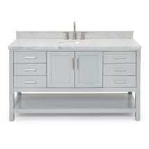 Grey / Carrara White Top