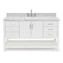 White / Carrara White Top