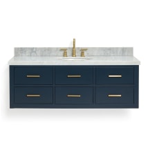 Midnight Blue / Carrara White Top