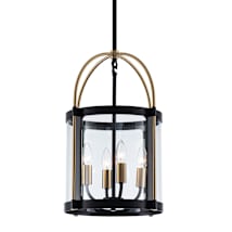 Black / Brushed Brass / Clear