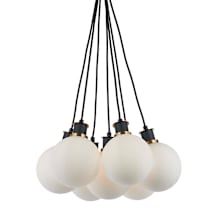 Black / Brushed Brass / White