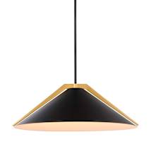 Black / Brushed Brass