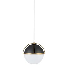 Semi Matte Black / Brushed Brass