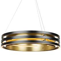 Black / Brushed Brass