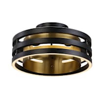 Black / Brushed Brass