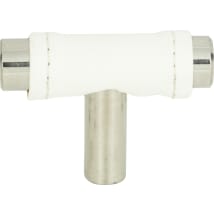 White / Stainless Steel