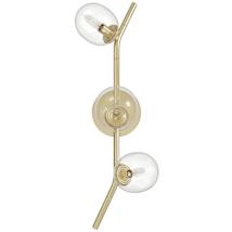 Brushed Brass / Clear Glass
