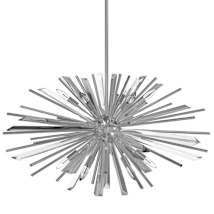 Chrome / Clear Glass