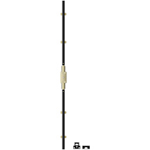 Non-Lacquered Brass and Satin Black