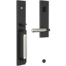 Satin Black / Polished Nickel