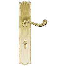 Satin Brass and Brown