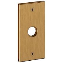 Satin Brass and Brown