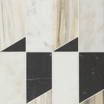Modni Eastern White / Nero Marquina / Calacatta Zebrino