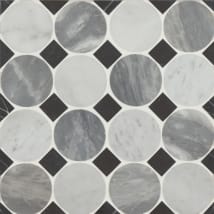 White Carrara / Nero Marquina / Bardiglio Nuvolato