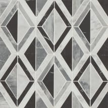 White Carrara / Nero Marquina / Bardiglio Nuvolato