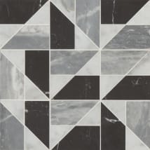 White Carrara / Nero Marquina / Bardiglio Nuvolato