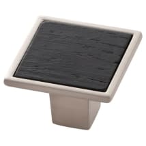 Satin Nickel With Black Wood