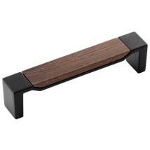 Matte Black With Walnut