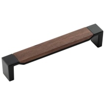 Matte Black With Walnut