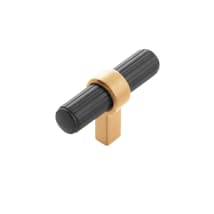 Matte Black / Brushed Golden Brass
