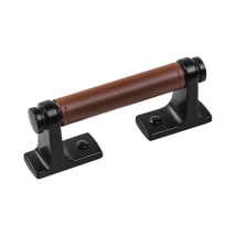 Matte Black / Brown Leather