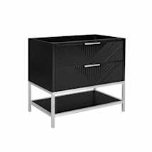 Charcoal Black / Brushed Nickel Hardware