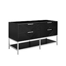 Charcoal Black / Brushed Nickel Hardware
