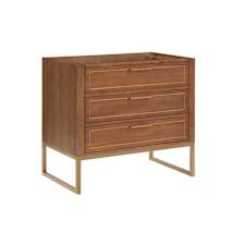 Walnut / Satin Brass Hardware