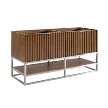 Walnut / Brushed Nickel Hardware