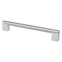 Brushed Nickel / Polished Chrome
