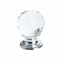 Silver / Faceted Crystal