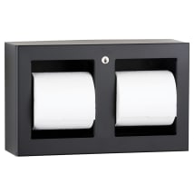 Loft 0500.133.00 Toilet Paper Holder with Cover in Matte Black