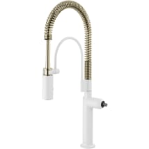 Matte White / Brilliance Polished Nickel