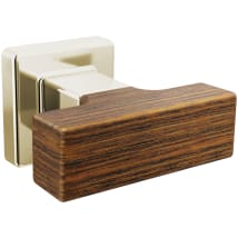 Brilliance Polished Nickel / Teak Wood