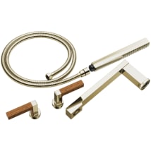 Brilliance Polished Nickel / Teak Wood