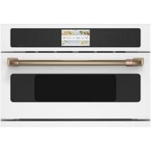 Matte White / Brushed Bronze