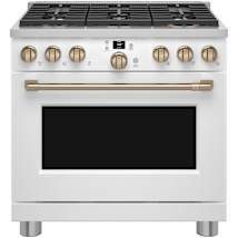 Matte White / Brushed Bronze