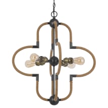 Burlap / Black Iron / Antique Brass
